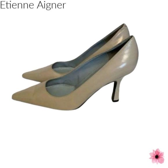 Etienne Aigner Shoes - Etienne Aigner Cream Closed Toe Pumps 8M